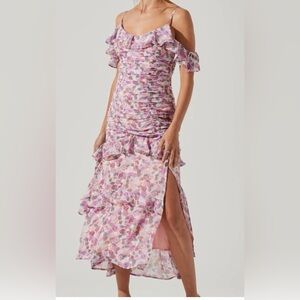 Floral Pink Maxi Dress ASTR